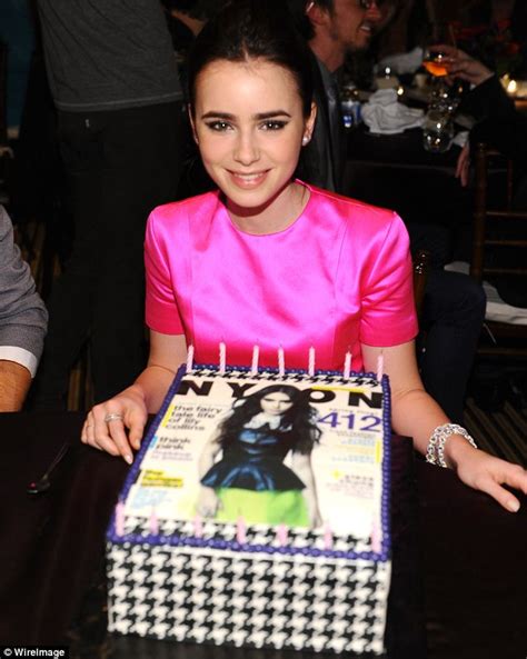 lily collins birthday